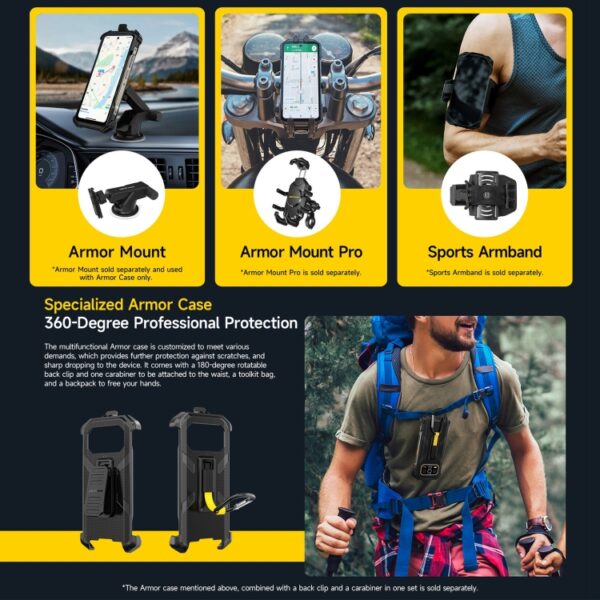 Robustes Ulefone Armor 27T Pro-Telefon, Wärmebildgebung, 12 GB + 256 GB, Nachtsicht, 10600 mAh, 6,78 Zoll Android 14 MediaTek Dimensity 6300 Octa Core, Netzwerk: 5G, NFC, Armor 27T Pro – Bild 14