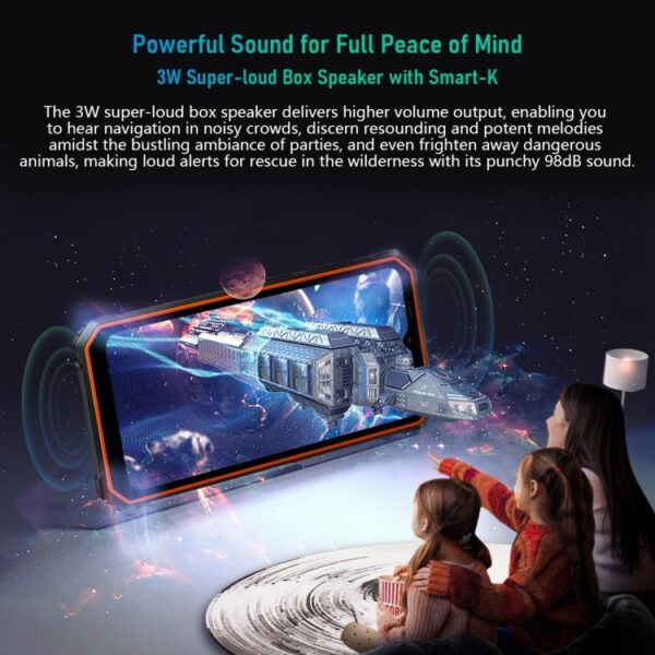 Blackview BV6200 Pro, IP68/IP69K/MIL-STD-810H, 6,56 Zoll Android 13 MediaTek Helio P35 Octa Core, Netzwerk: 4G, OTG, 6GB+128GB – Bild 4