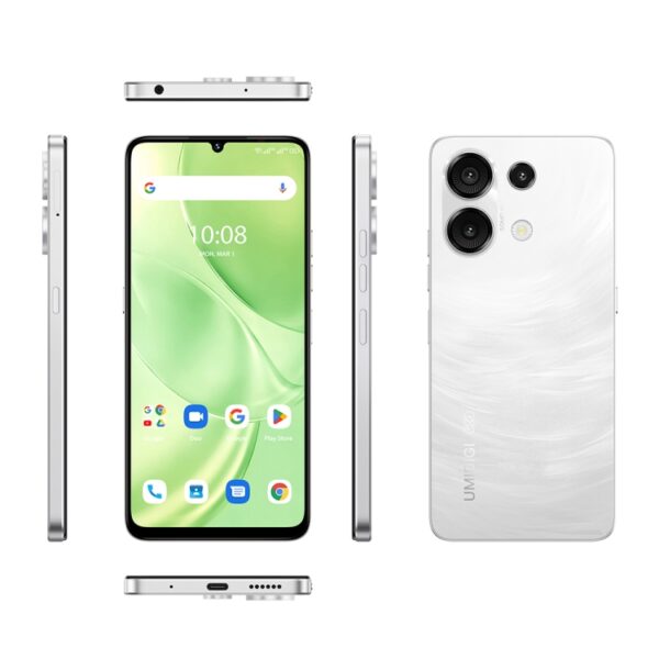 UMIDIGI G9 5G, 6 GB + 128 GB, seitlicher Fingerabdruck und Gesichtserkennung, 6,75 Zoll Android 14 UNISOC T765 Octa Core, Netzwerk: 5G, G9 5G – Bild 9