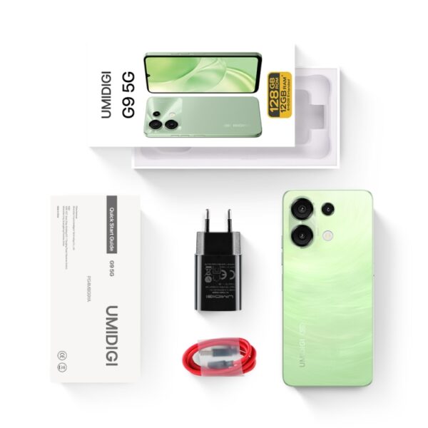 UMIDIGI G9 5G, 6 GB + 128 GB, seitlicher Fingerabdruck und Gesichtserkennung, 6,75 Zoll Android 14 UNISOC T765 Octa Core, Netzwerk: 5G, G9 5G – Bild 8